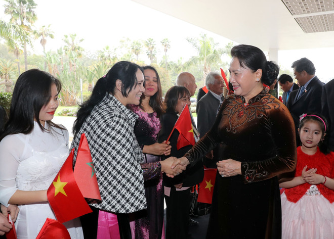 越南国会主席阮氏金银开始对摩洛哥王国进行正式访问 ảnh 2 越南国会主席阮氏金银开始对摩洛哥王国进行正式访问 ảnh 2