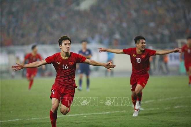 越南队4比0大胜泰国队 正式获得2020年亚洲U23足球赛参赛资格 ảnh 1 越南队4比0大胜泰国队 正式获得2020年亚洲U23足球赛参赛资格 ảnh 1