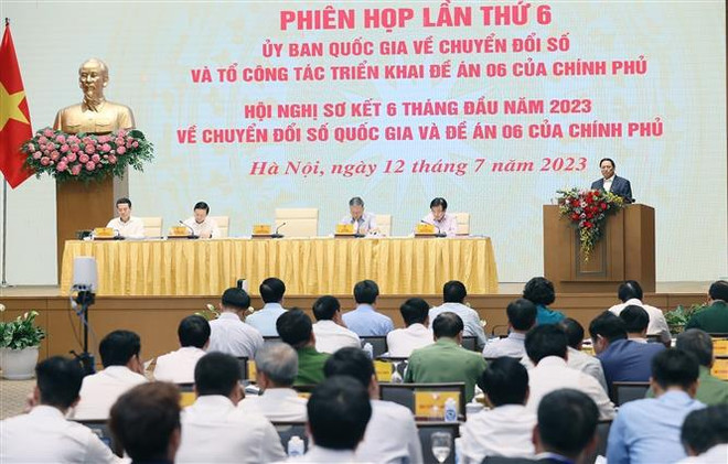 政府总理范明政主持召开国家数字化转型全国视频会议 ảnh 2 政府总理范明政主持召开国家数字化转型全国视频会议 ảnh 2