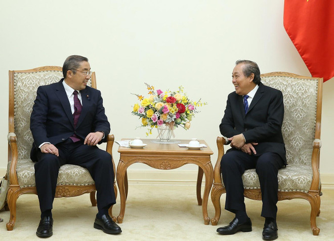 越南政府副总理张和平：加强越日纵深战略伙伴关系 ảnh 1