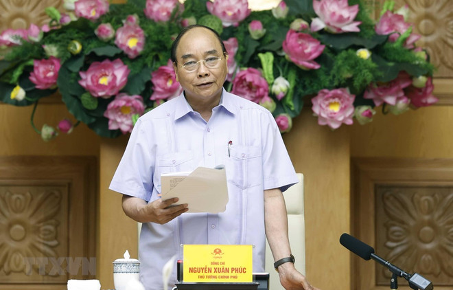 阮春福总理主持召开有关信贷体系结构重组的会议 ảnh 1 阮春福总理主持召开有关信贷体系结构重组的会议 ảnh 1