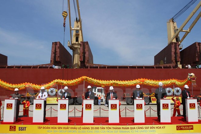 越南首家企业对美国出口卷钢 ảnh 1