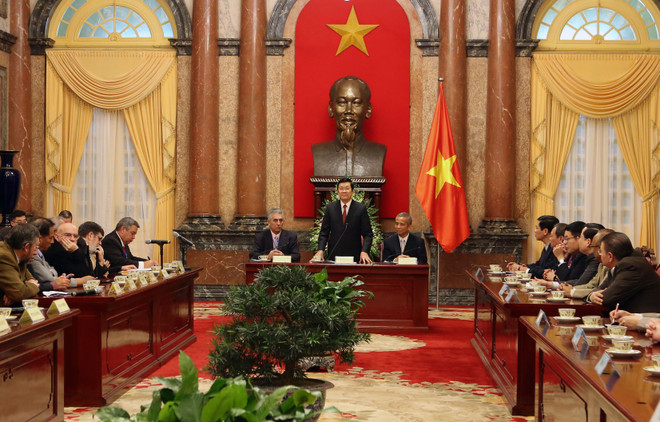 越南国家主席张晋创会见世界工联秘书长乔治•马瑞克斯 ảnh 1 越南国家主席张晋创会见世界工联秘书长乔治•马瑞克斯 ảnh 1