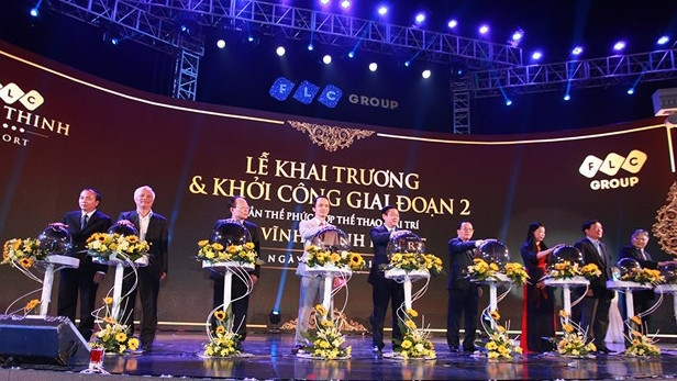 王廷惠同志出席FLC永盛度假村开业仪式 ảnh 1 王廷惠同志出席FLC永盛度假村开业仪式 ảnh 1