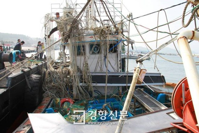 韩国失事渔船上发现一具越南船员尸体 ảnh 1 韩国失事渔船上发现一具越南船员尸体 ảnh 1