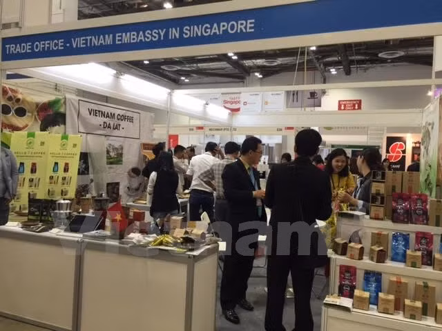 越南咖啡企业拟通过新加坡加大对亚洲国家出口力度 ảnh 1
