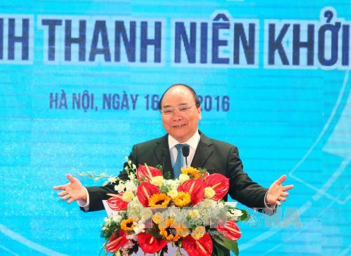 阮春福总理:当前是最佳的创业时期 ảnh 1 阮春福总理:当前是最佳的创业时期 ảnh 1