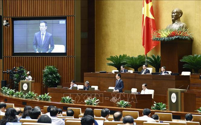 越南第十五届国会第三次会议新闻公报(第十八号) ảnh 1 越南第十五届国会第三次会议新闻公报(第十八号) ảnh 1