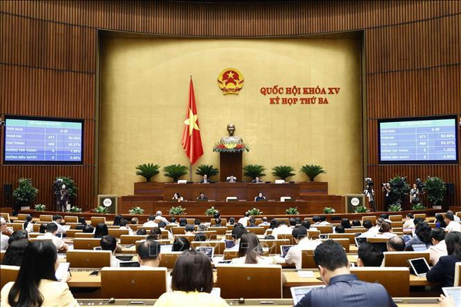 越南第十五届国会第三次会议新闻公报(第十九号) ảnh 1 越南第十五届国会第三次会议新闻公报(第十九号) ảnh 1