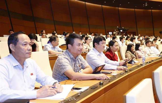 越南十五届国会三次会议：《电影法（修正案）》和《奖励竞赛法（修正案）》通过 ảnh 1