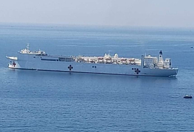 美国海军医院船抵达越南 参加太平洋伙伴关系计划 ảnh 2 美国海军医院船抵达越南 参加太平洋伙伴关系计划 ảnh 2