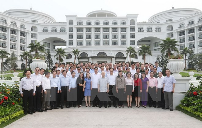 阮富仲总书记:广宁省须正确且有效地实现中央所提出的主张 ảnh 1 阮富仲总书记:广宁省须正确且有效地实现中央所提出的主张 ảnh 1