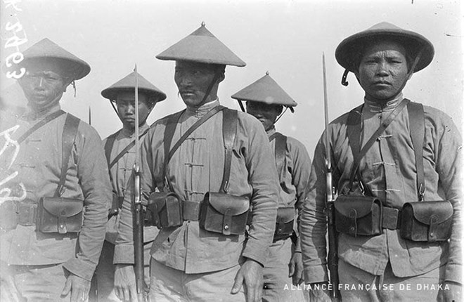 世界大战在图卢兹的印度支那劳役图片展亮相法国 ảnh 1 世界大战在图卢兹的印度支那劳役图片展亮相法国 ảnh 1