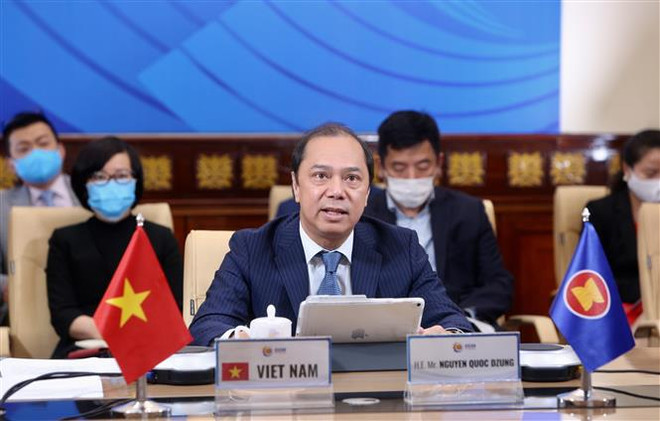 东盟与美国加强合作应对新冠肺炎疫情和公共卫生挑战 ảnh 1