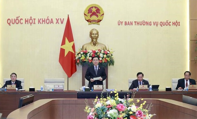 越南国会常委会4月份立法工作专题会议开幕 ảnh 1 越南国会常委会4月份立法工作专题会议开幕 ảnh 1