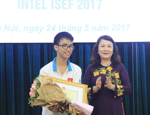 越南在Intel ISEF 2017获奖成绩排名上位居第三 ảnh 1 越南在Intel ISEF 2017获奖成绩排名上位居第三 ảnh 1
