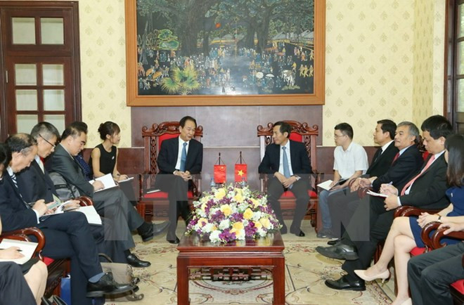 新华社社长蔡名照访问越南《人民报》社 ảnh 1 新华社社长蔡名照访问越南《人民报》社 ảnh 1