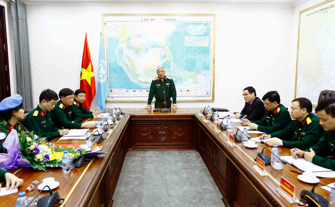 越南首次派遣维和女军官（组图） ảnh 1