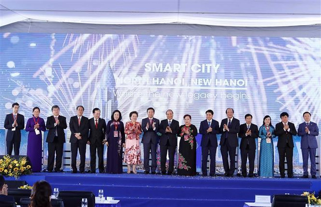 智慧城市项目正式开工 政府总理阮春福出席 ảnh 1 智慧城市项目正式开工 政府总理阮春福出席 ảnh 1
