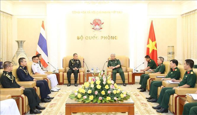 阮志咏上将会见外国客人 ảnh 2 阮志咏上将会见外国客人 ảnh 2
