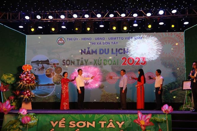 河内市山西旅游年开幕 ảnh 1 河内市山西旅游年开幕 ảnh 1