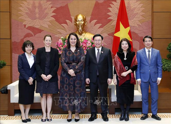 越南国会主席王廷惠会见新西兰大使特雷登·多布森 ảnh 1 越南国会主席王廷惠会见新西兰大使特雷登·多布森 ảnh 1