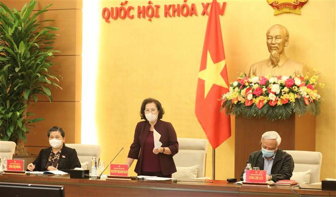 国会主席阮氏金银:尽快完善第十五届国会代表和各级人民议会代表选举提案 ảnh 1 国会主席阮氏金银:尽快完善第十五届国会代表和各级人民议会代表选举提案 ảnh 1