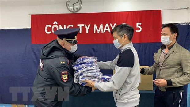 旅俄越南企业助力当地政府抗击新冠肺炎疫情 ảnh 1 旅俄越南企业助力当地政府抗击新冠肺炎疫情 ảnh 1