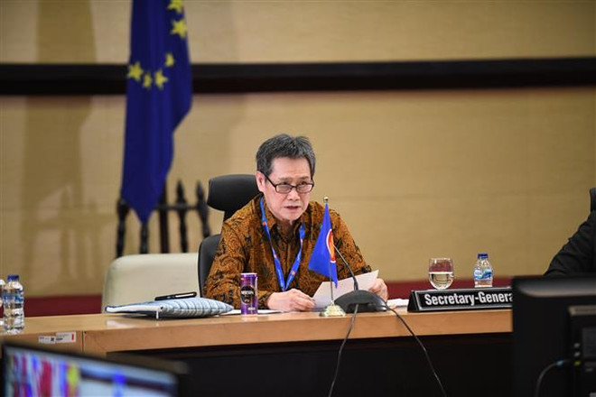 东盟抗击新冠肺炎疫情领导人特别会议：地区团结的象征 ảnh 1