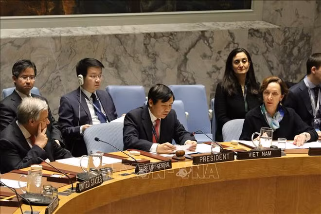 越南尽早完成联合国安理会轮值主席国任期报告 ảnh 1