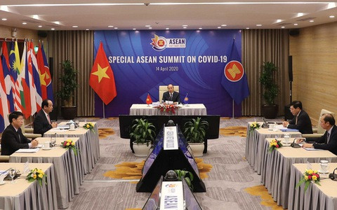 东盟抗击新冠肺炎疫情领导人特别会议发表联合声明 ảnh 1 东盟抗击新冠肺炎疫情领导人特别会议发表联合声明 ảnh 1
