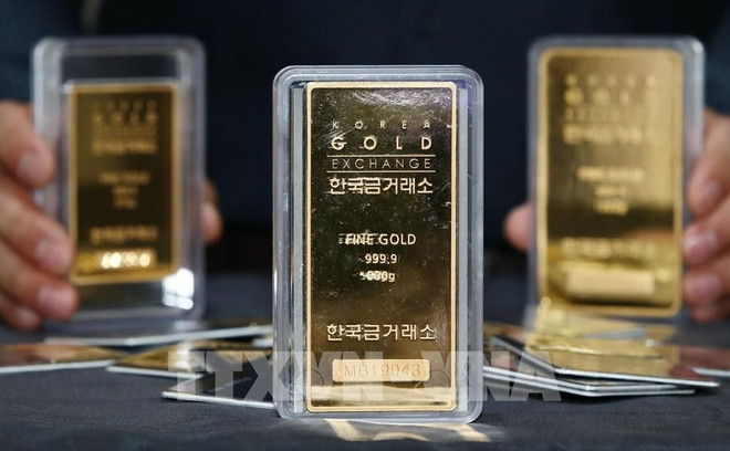 越南国内黄金价格上涨50万越盾 ảnh 1