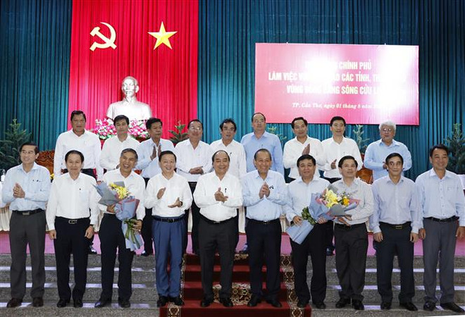 阮春福总理:九龙江三角洲应集中化解困难 坚决打赢防疫攻坚战 ảnh 3 阮春福总理:九龙江三角洲应集中化解困难 坚决打赢防疫攻坚战 ảnh 3