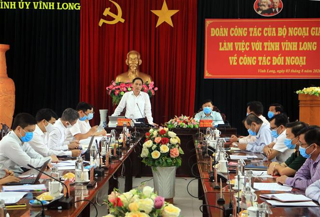 外交部副部长黎怀忠:愿为永隆省寻找潜在的外国合作伙伴提供支持 ảnh 1 外交部副部长黎怀忠:愿为永隆省寻找潜在的外国合作伙伴提供支持 ảnh 1