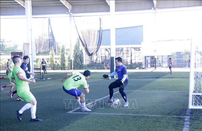 越老友好体育交流活动有助于进一步深化两国的伟大友谊、特殊团结、全面合作关系 ảnh 1