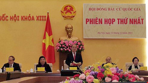 越南国家选举委员会召开第一次会议 ảnh 1 越南国家选举委员会召开第一次会议 ảnh 1