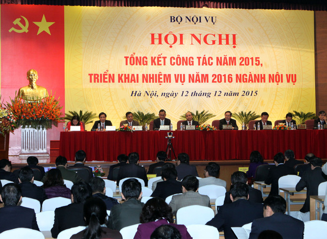 越南内务部举行2015年工作总结暨2016年任务部署会议 ảnh 1