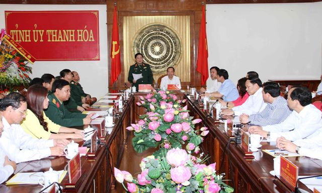 越南人民军总政治局主任吴春历大将赴清化省调研指导工作 ảnh 1 越南人民军总政治局主任吴春历大将赴清化省调研指导工作 ảnh 1