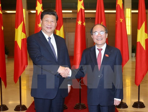 越南国会主席阮生雄会见中共中央总书记、国家主席习近平 ảnh 1 越南国会主席阮生雄会见中共中央总书记、国家主席习近平 ảnh 1