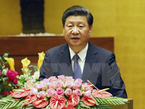 中共中央总书记、国家主席习近平在越南第十三届国会第十次会议上发表讲话 ảnh 1