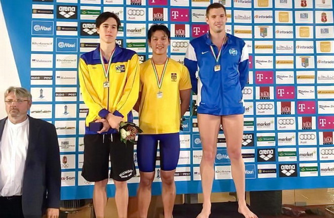 匈牙利游泳锦标赛：越南运动员黄贵福夺得两枚奖牌 ảnh 1