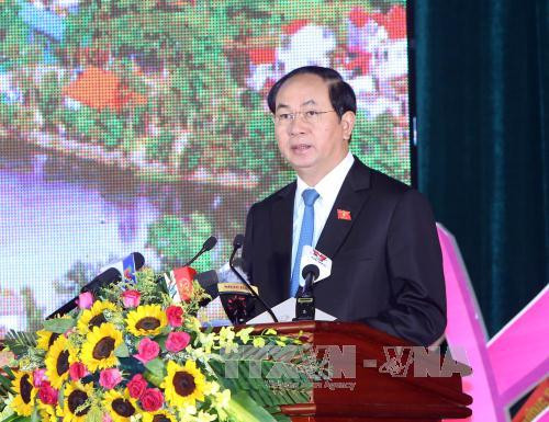 陈大光出席谅山省成立185周年纪念典礼 ảnh 1