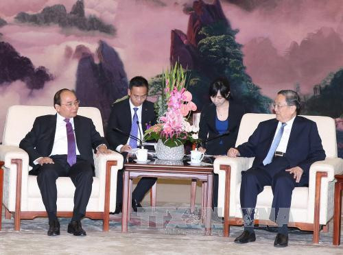 阮春福总理会见中国全国政协主席俞正声 ảnh 1 阮春福总理会见中国全国政协主席俞正声 ảnh 1