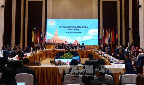 第49届东盟外长发表联合声明对东海问题深表关切 ảnh 1