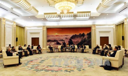 中国全国政协副主席万钢会见越南代表团 ảnh 1 中国全国政协副主席万钢会见越南代表团 ảnh 1