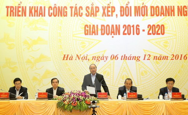 越南政府总理阮春福:大力推动国营企业调整、革新工作进程 ảnh 1 越南政府总理阮春福:大力推动国营企业调整、革新工作进程 ảnh 1