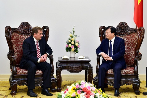 越南政府副总理郑廷勇会见美国艾克森美孚集团副董事长 ảnh 1 越南政府副总理郑廷勇会见美国艾克森美孚集团副董事长 ảnh 1