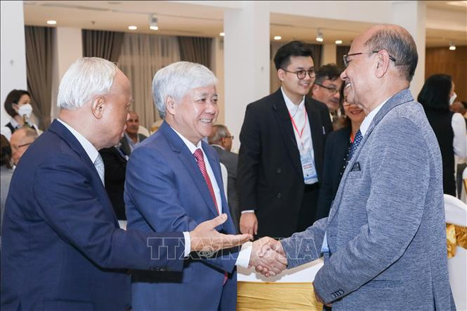 杜文战出席世界和平理事会代表团见面会 世界和平理事会新一届执行委员会亮相 ảnh 1 杜文战出席世界和平理事会代表团见面会 世界和平理事会新一届执行委员会亮相 ảnh 1