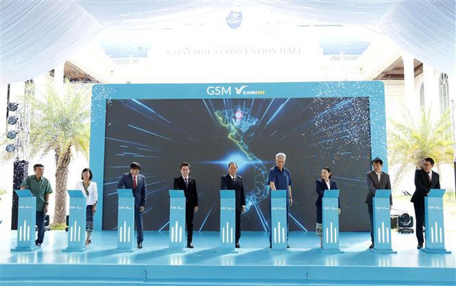 越南SM绿色出租车进军老挝市场 ảnh 1 越南SM绿色出租车进军老挝市场 ảnh 1