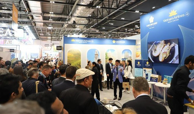 越南参加2023年英国伦敦世界旅游展 ảnh 1 越南参加2023年英国伦敦世界旅游展 ảnh 1